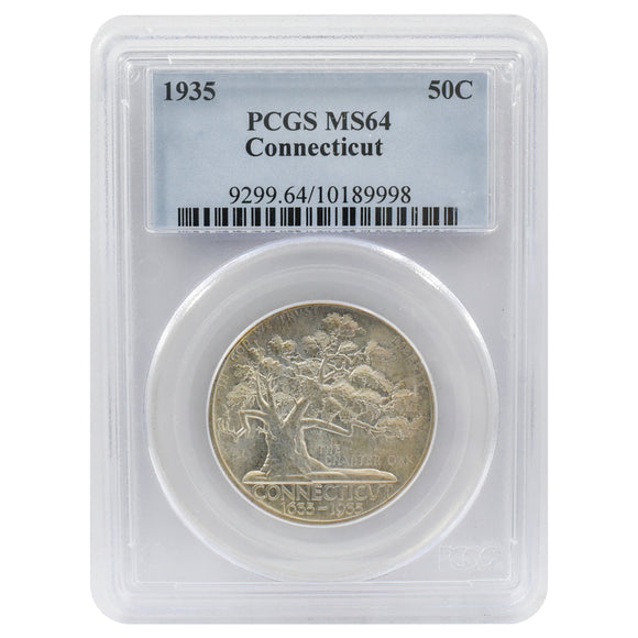 1935 Connecticut Half Dollar MS64 PCGS