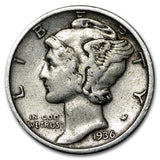 1936 Mercury Dime - XF