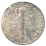 1936 Mercury Dime AU