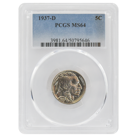 1937-D Buffalo Nickel MS64 PCGS
