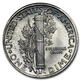 1937-S - 1945-D Mercury Dime - UNC Condition