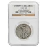 1938-D Walking Liberty Half Dollar West 57th Collection NGC