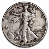 1938 Walking Liberty Half Dollar (VF)