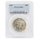 1940 Walking Liberty Half Dollar MS65 PCGS