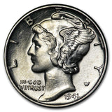 1937-S - 1945-D Mercury Dime - UNC Condition