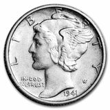 1941-S Mercury Dime - AU+
