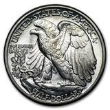 1942 P, D, and S 3 Coin Set Walking Liberty Halves - UNC