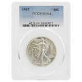 1942 Walking Liberty Half Dollar MS64 PCGS