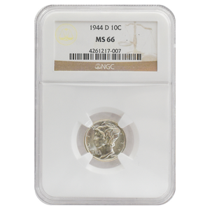 1944-D Mercury Dime MS66 NGC