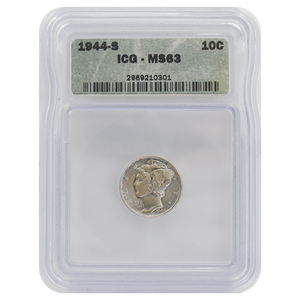 1944-S Mercury Dime MS63