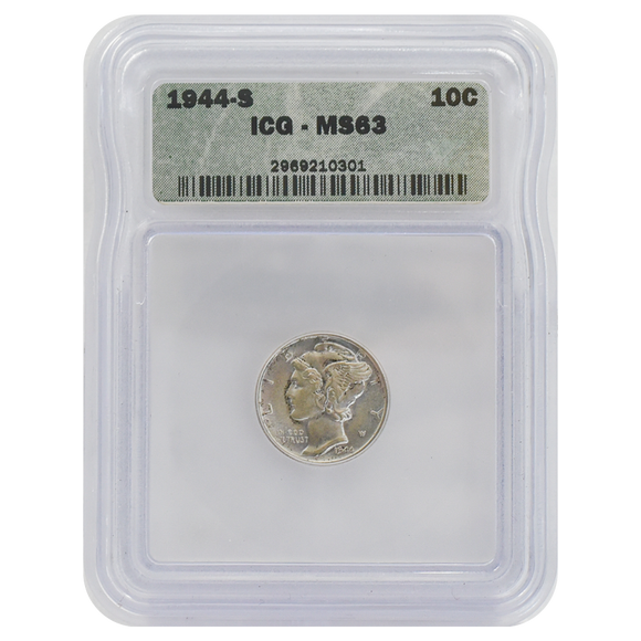 1944-S Mercury Dime MS63