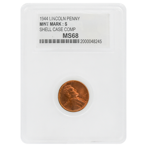 1944-S Wheat Cent MS68