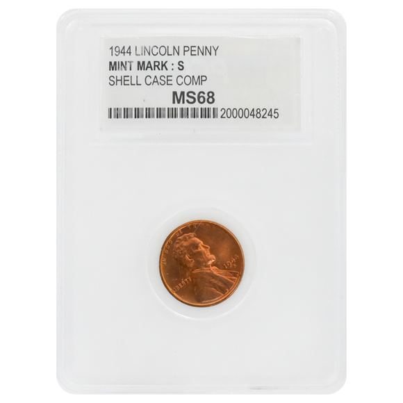 1944-S Wheat Cent MS68