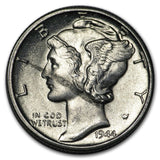 1937-S - 1945-D Mercury Dime - UNC Condition
