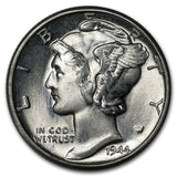 1937-S - 1945-D Mercury Dime - UNC Condition