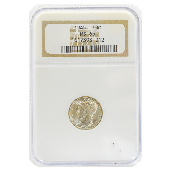 1945 Mercury Dime MS65 NGC