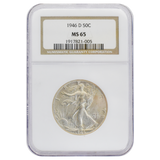 1946-D Walking Liberty Half Dollar MS65 NGC