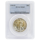 1946-D Walking Liberty Half Dollar MS65 PCGS