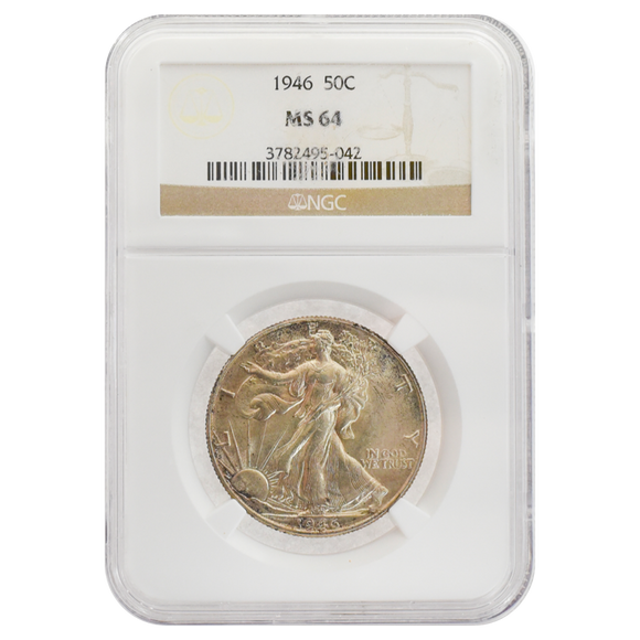 1946 Walking Liberty Half Dollar MS64 NGC