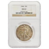 1946 Walking Liberty Half Dollar MS64 NGC