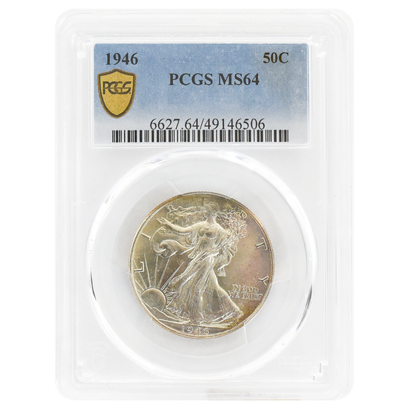 1946 Walking Liberty Half Dollar MS64 PCGS