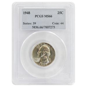 1948 Washington Quarter MS66 PCGS
