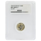 1949-D  Roosevelt Dime MS68 PCC