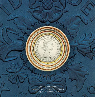 2001 Libra Solidus Denarius – Pounds Shillings and Pence Set