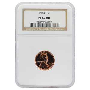 1964 Wheat Proof Cent PF67 RD NGC