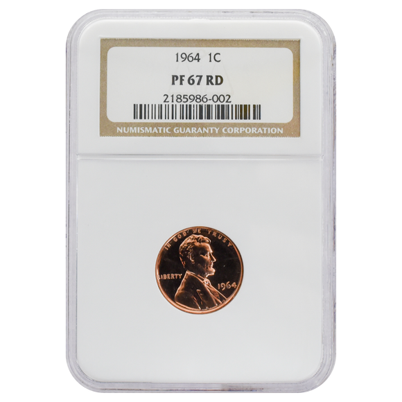 1964 Wheat Proof Cent PF67 RD NGC