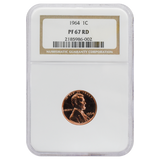 1964 Wheat Proof Cent PF67 RD NGC