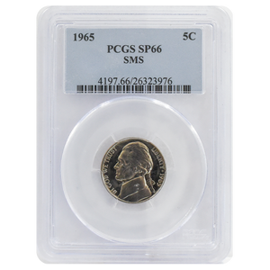 1965 Jefferson Nickel Special Mint Set SP66 PCGS