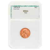 1970-S Small Date Memorial Cent MS64 Red