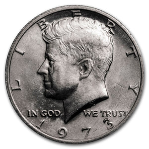 1973-D Kennedy Half Dollar – Brilliant Uncirculated (BU)
