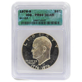 1976-S Eisenhower Dollar Silver PR69 DCAM