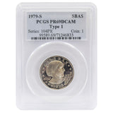 1979-S Susan B Anthony Dollar Type 1 PR69 DCAM PCGS