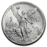 1982 Mexico 1 oz Libertad Silver Coin BU