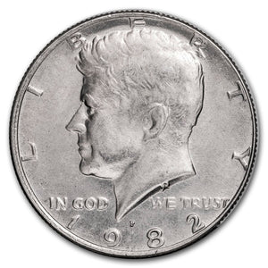 1982 Kennedy Half Dollar – Brilliant Uncirculated (BU)