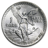 1985 Mexico Libertad 1 oz Silver Coin BU