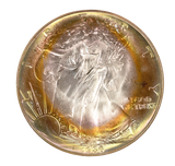 1986 PCI MS69 American Silver Eagle- Pastel Toned