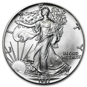 1987 American SIlver Eagle BU