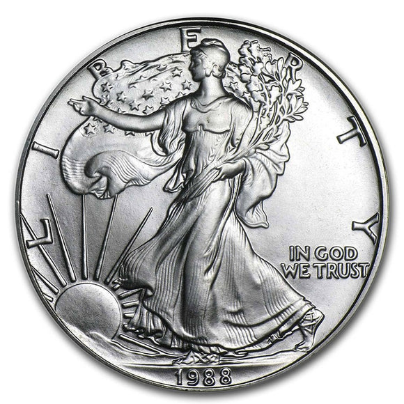 1988 American SIlver Eagle BU