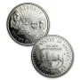 United States Mount Rushmore Anniversary Coins-1991 S Mount Rushmore Silver Dollar and Half Dollar PF Coins 2pc Set in OGP