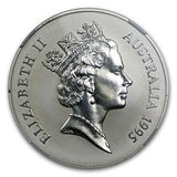 1995-C Australia 1 oz Silver Kangaroo