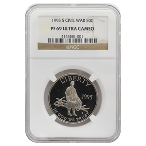 1995 Civil War Commemorative Half Dollar PF69 Ultra Cameo NGC