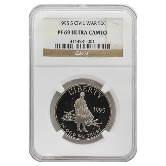 1995 Civil War Commemorative Half Dollar PF69 Ultra Cameo NGC