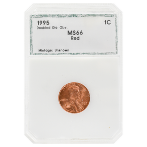 1995 Wheat Cent Double Die Obverse MS66 RD