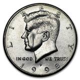 1998 Kennedy Half Dollar – Brilliant Uncirculated (BU)