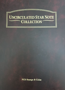PCS Stamps and Coins Uncirculated Star Note Collection
