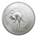 2000 $1 Kangaroo 1oz Silver Uncirculated Coin